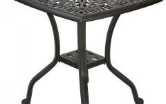 15 Ideas of Black Iron Outdoor Accent Tables