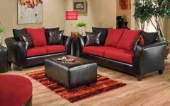 20 Best Ideas Black and Red Sofa Sets