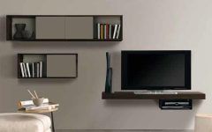 50 Ideas of Wall Mounted TV Stands With Shelves