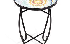 15 Collection of Ocean Mosaic Outdoor Accent Tables