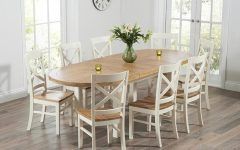 20 Ideas of Oval Extending Dining Tables and Chairs