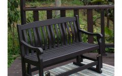 2024 Latest Outdoor Patio Swing Glider Bench Chairs