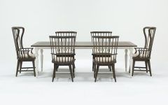 20 The Best Candice Ii 7 Piece Extension Rectangular Dining Sets With Uph Side Chairs