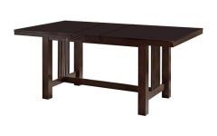 Wood Kitchen Dining Tables With Removable Center Leaf