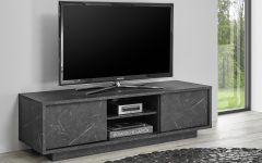 2024 Latest Black Marble Tv Stands