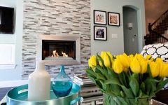Ceramic Wall Tiles Accent for Modern Fireplace