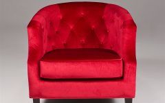 15 Ideas of Red Sofas and Chairs