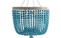 25 Best Collection of Small Turquoise Beaded Chandeliers