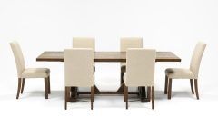 2024 Popular Chandler 7 Piece Extension Dining Sets With Fabric Side Chairs
