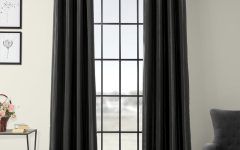  Best 25+ of Faux Silk Taffeta Solid Blackout Single Curtain Panels