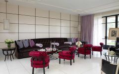 Classic Pop Color Furniture for Art Deco Inspired Formal Living Room