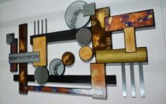 20 Collection of Geometric Modern Metal Abstract Wall Art