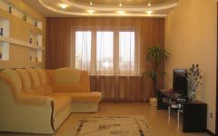 Contemporary Small Living Room Beige Walls