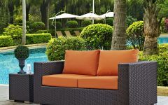 2024 Best of Outdoor Wicker Orange Cushion Patio Sets