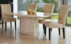 2024 Best of Marble Effect Dining Tables and Chairs