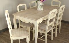 20 The Best Cream Dining Tables and Chairs