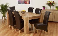 20 Photos Oak Dining Tables and Chairs