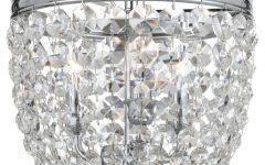 15 Ideas of Polished Chrome Three-Light Chandeliers With Clear Crystal
