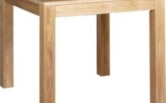 20 Ideas of Square Oak Dining Tables