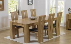  Best 20+ of Chunky Solid Oak Dining Tables and 6 Chairs