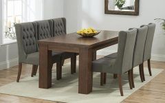 2024 Latest Dark Wooden Dining Tables