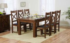 Top 20 of Dark Solid Wood Dining Tables