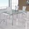 Chrome Contemporary Square Casual Dining Tables