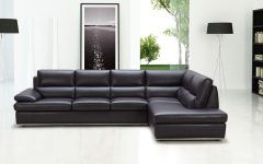 The Best Black Leather Chaise Sofas