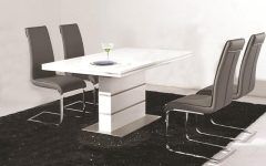 2024 Latest High Gloss Dining Furniture