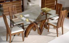 The 25 Best Collection of 6 Seater Retangular Wood Contemporary Dining Tables