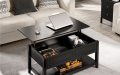 Lift Top Coffee Tables With Shelves