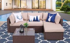  Best 15+ of Wicker Beige Cushion Outdoor Patio Sets