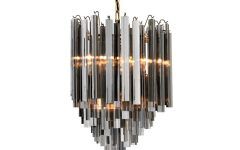15 Collection of Smoked Glass Chandelier