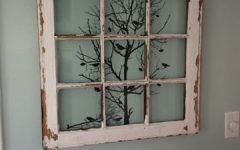 10 Inspirations Window Frame Wall Art