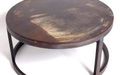 50 Collection of Metal Round Coffee Tables