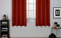 25 Best Collection of Oxford Sateen Woven Blackout Grommet Top Curtain Panel Pairs