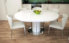 20 Ideas of Round Extending Dining Tables and Chairs