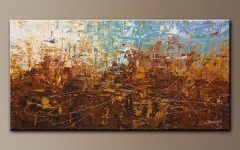 20 Photos Blue and Brown Abstract Wall Art