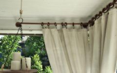25 Photos Extra Long Outdoor Curtain Rods
