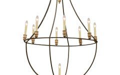 15 Collection of Large Iron Chandelier