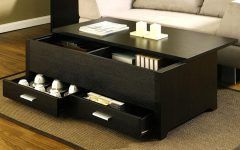Top 40 of Black Coffee Tables With Storage
