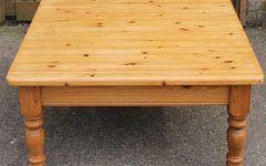 50 Collection of Square Pine Coffee Tables
