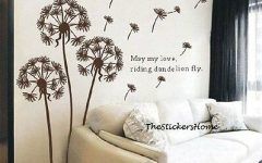 2024 Best of Flying Dandelion Wall Art