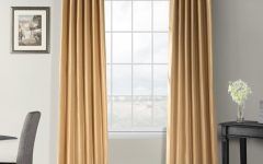 Top 25 of Vintage Textured Faux Dupioni Silk Curtain Panels