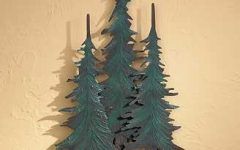 20 Best Pine Tree Metal Wall Art