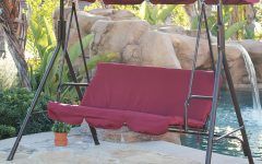 25 Photos Canopy Patio Porch Swing With Stand