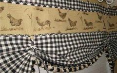 2024 Best of Barnyard Buffalo Check Rooster Window Valances