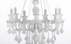The 25 Best Collection of White and Crystal Chandeliers