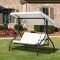 3-Seater Swings With Frame and Canopy