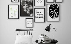 20 Ideas of Black and White Wall Art